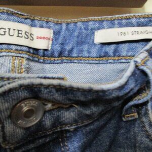 Guess Denim Jean light denim 1981 straight size 31 waist